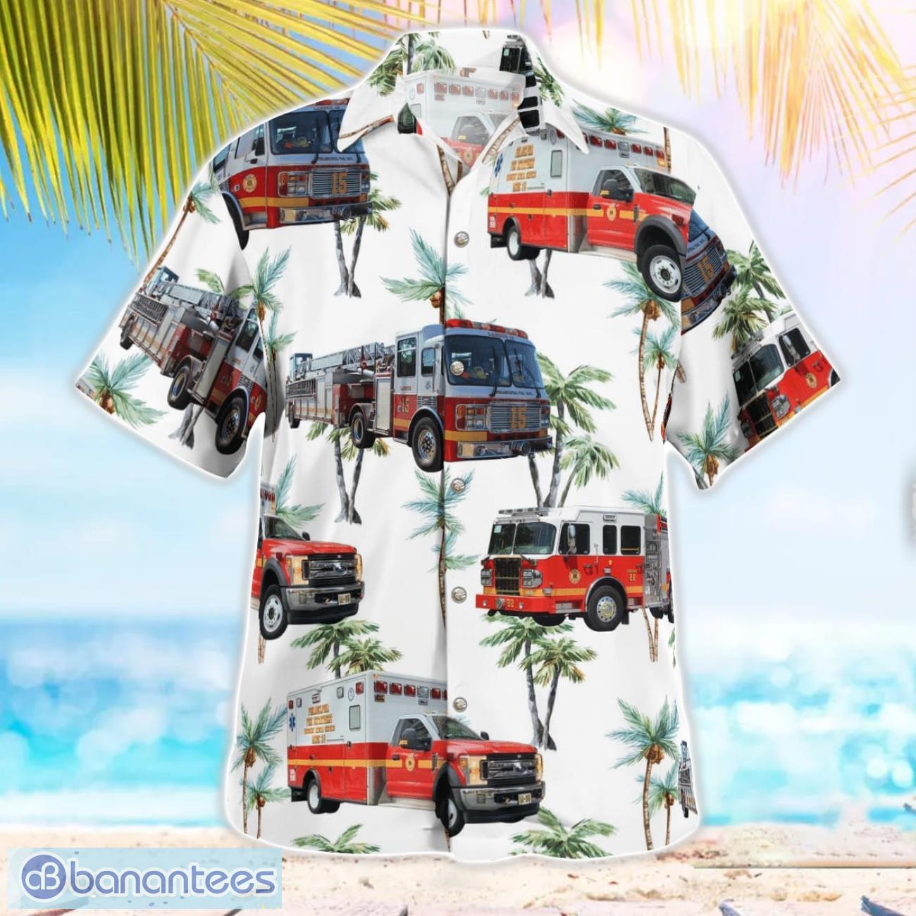 Pennsylvania Philadelphia Fire Department Hawaiian Shirt Summer Beach Shirt Pennsylvania Philadelphia Fire Department Hawaiian Shirt Summer Beach Shirt Product Photo 2