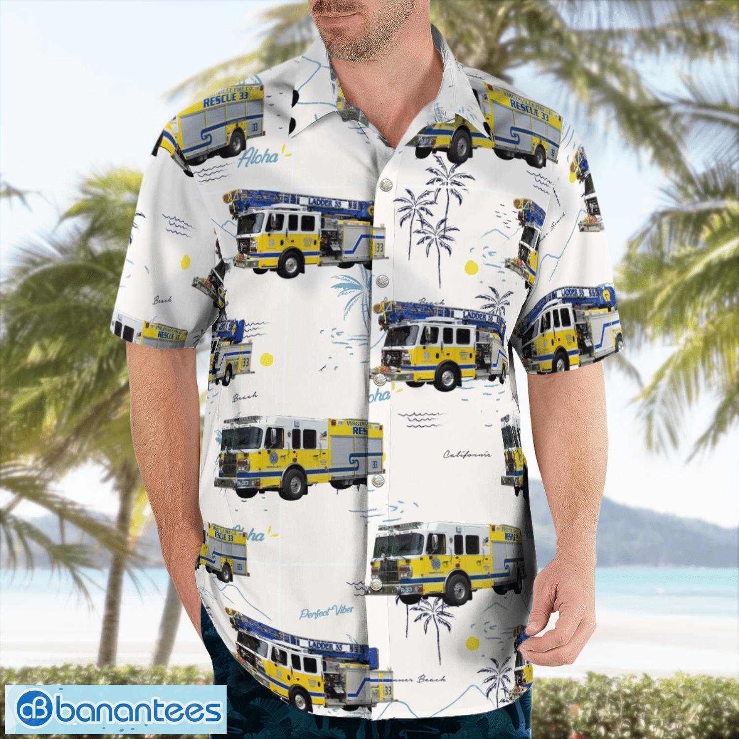 pennsylvania virginville fire company 3d hawaiian shirt gift for summer 2 image Pennsylvania Virginville Fire Company 3D Hawaiian Shirt Gift For Summer Product Photo 3