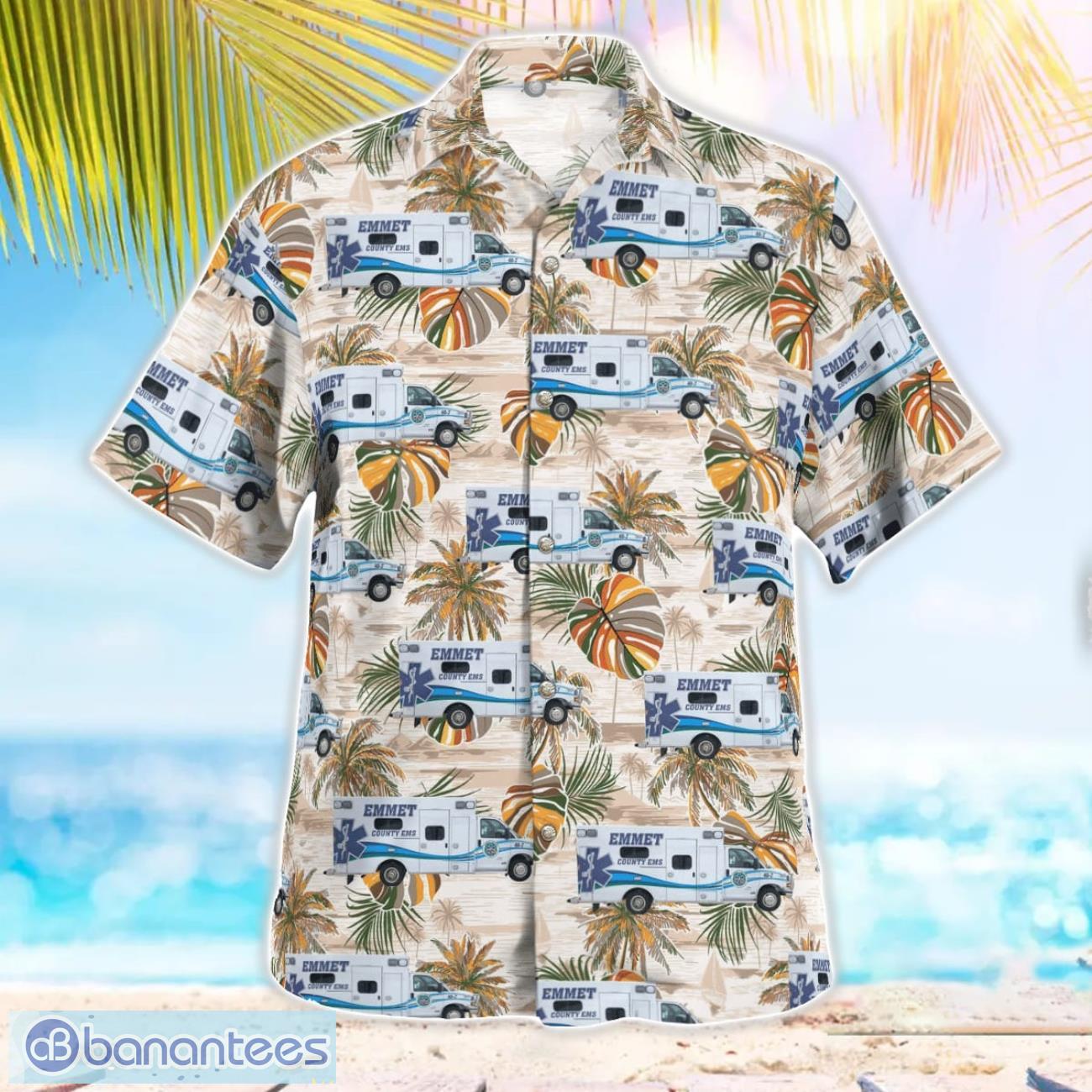 Petoskey, Michigan, Emmet County EMS Hawaiian Shirt Men Women Beach Shirt Petoskey, Michigan, Emmet County EMS Hawaiian Shirt Men Women Beach Shirt Product Photo 3