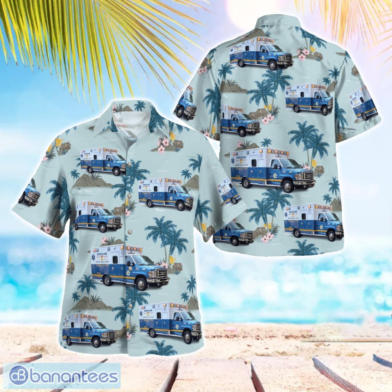 philadelphia county pennsylvania burholme emergency medical service hawaiian shirt beach shirt summer holiday gift image Philadelphia County, Pennsylvania, Burholme Emergency Medical Service Hawaiian Shirt Beach Shirt Summer Holiday Gift Product Photo 1