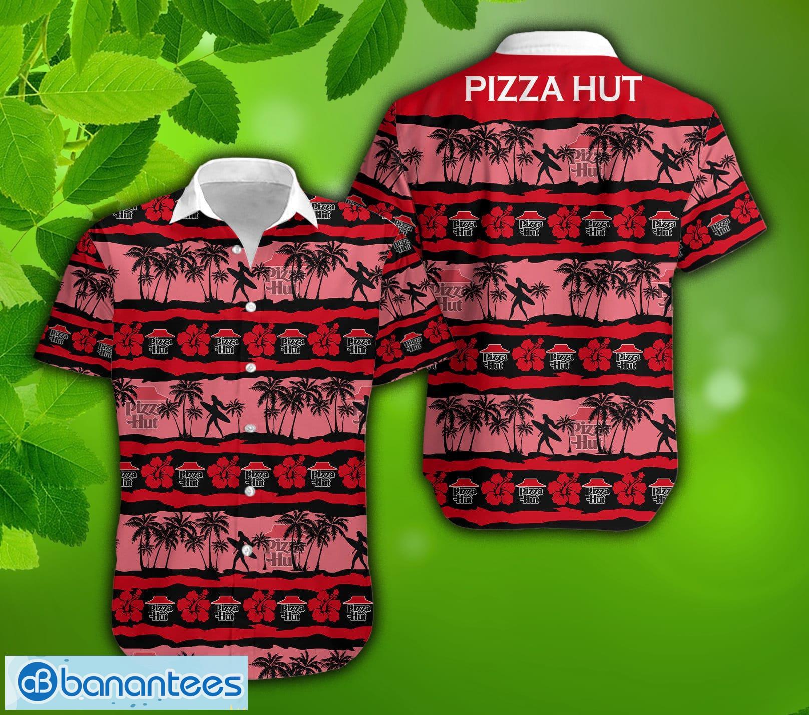 pizza hut brand new surf aop hawaii shirt for summer holidays image Pizza Hut Brand New Surf AOP Hawaii Shirt For Summer Holidays - pizza hut Brand New Surf AOP Hawaii Shirt Men And Women Gift For Family