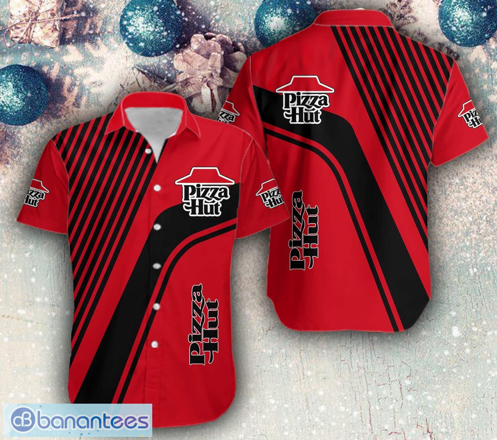 pizza hut classic logo all over print hawaiian shirt for summer holidays image Pizza Hut Classic Logo All Over Print Hawaiian Shirt For Summer Holidays - pizza hut Classic Logo All Over Print Hawaiian Shirt Gift For Fans