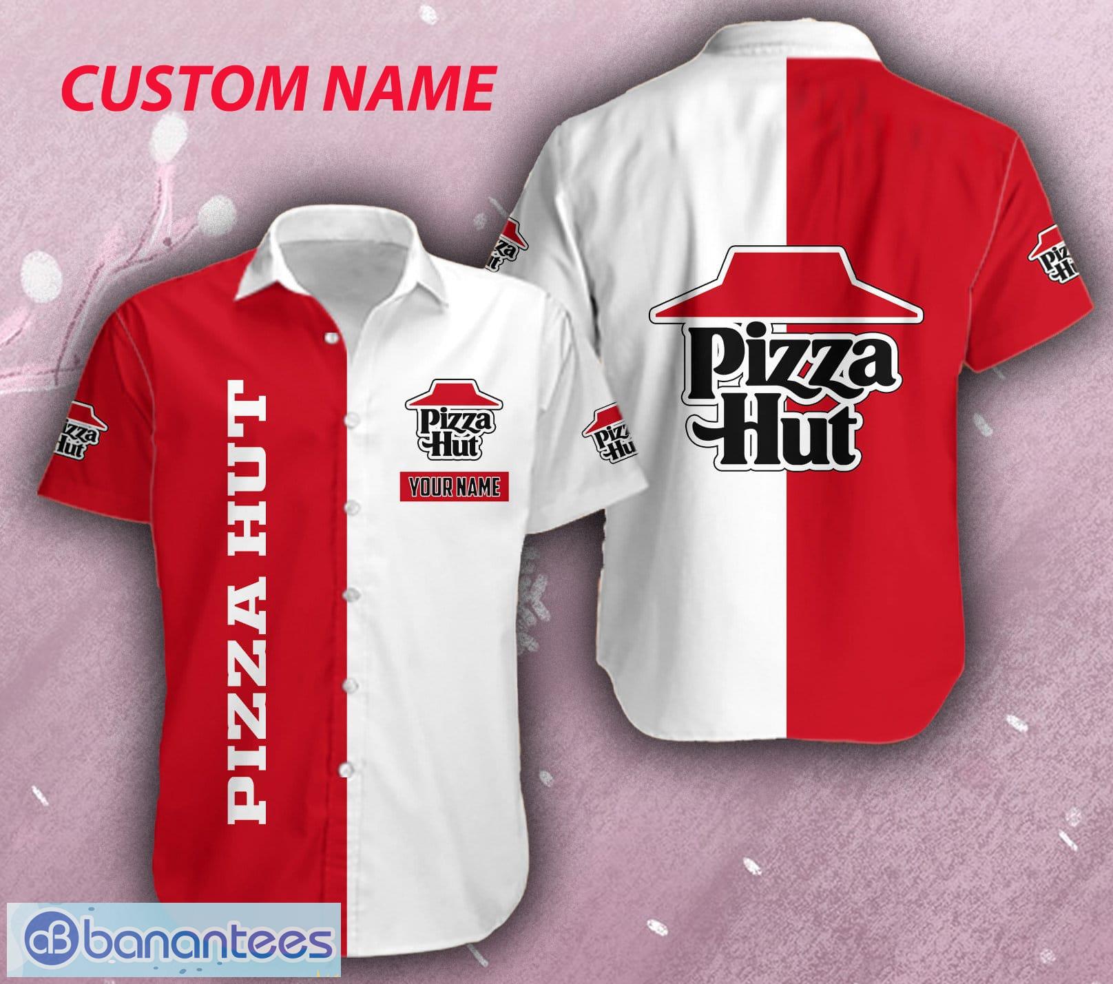 pizza hut personalized name souvenir logo aop hawaiian shirt for summer holidays image Pizza Hut Personalized Name Souvenir Logo AOP Hawaiian Shirt For Summer Holidays - pizza hut Personalized Name Souvenir Logo AOP Hawaiian Shirt Tropical Aloha For Mens