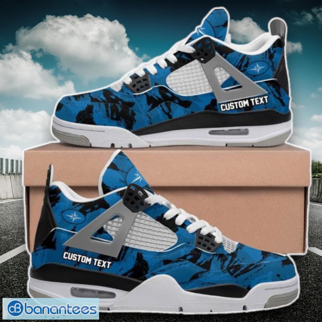 polaris mixing colors custom name air jordan 4 dynamic design for men women image Polaris Mixing Colors Custom Name Air Jordan 4 Dynamic Design For Men Women Product Photo 1