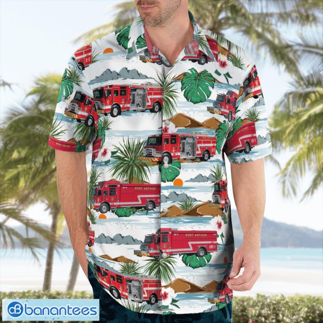 port arthur texas port arthur fire department summer hawaiian shirt for men women 2 image Port Arthur, Texas, Port Arthur Fire Department Summer Hawaiian Shirt For Men Women Product Photo 3