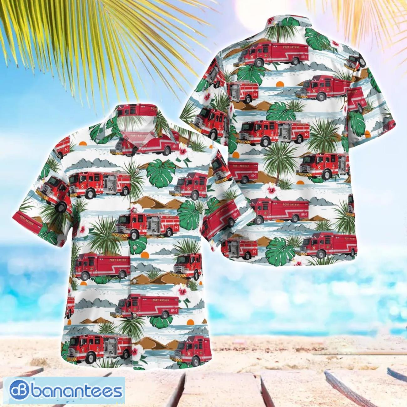 port arthur texas port arthur fire department summer hawaiian shirt for men women image Port Arthur, Texas, Port Arthur Fire Department Summer Hawaiian Shirt For Men Women Product Photo 1