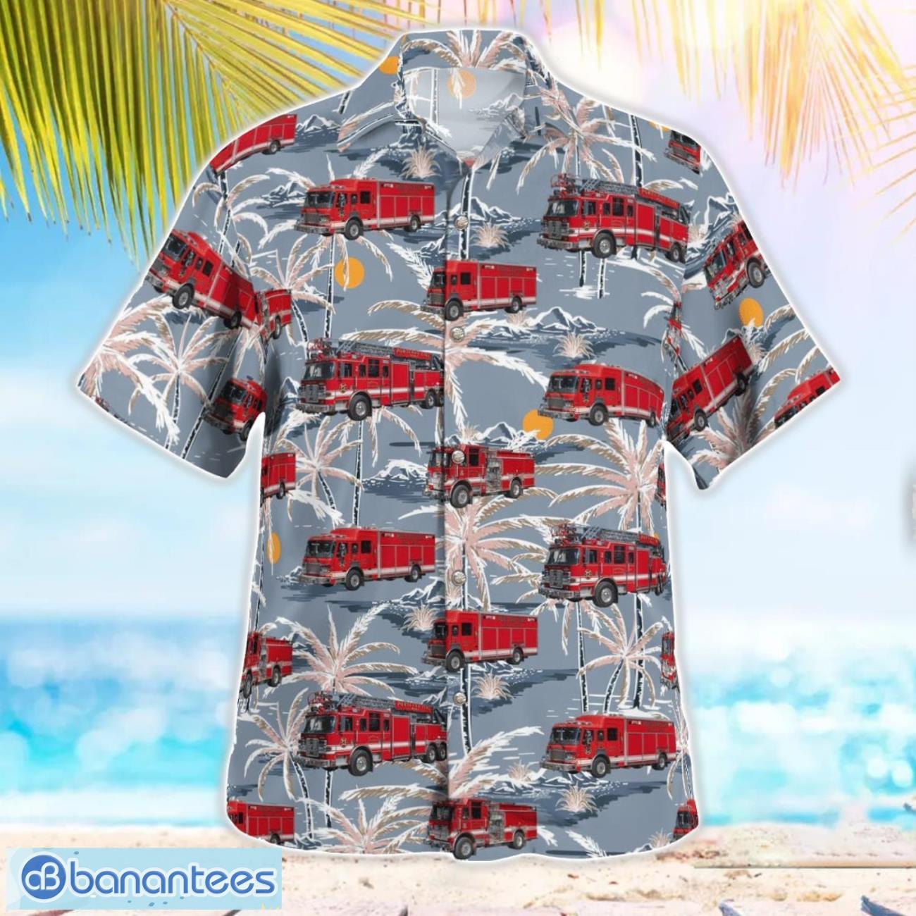 portland oregon portland fire department summer hawaiian shirt for men women 2 image Portland, Oregon, Portland Fire Department Summer Hawaiian Shirt For Men Women Product Photo 3