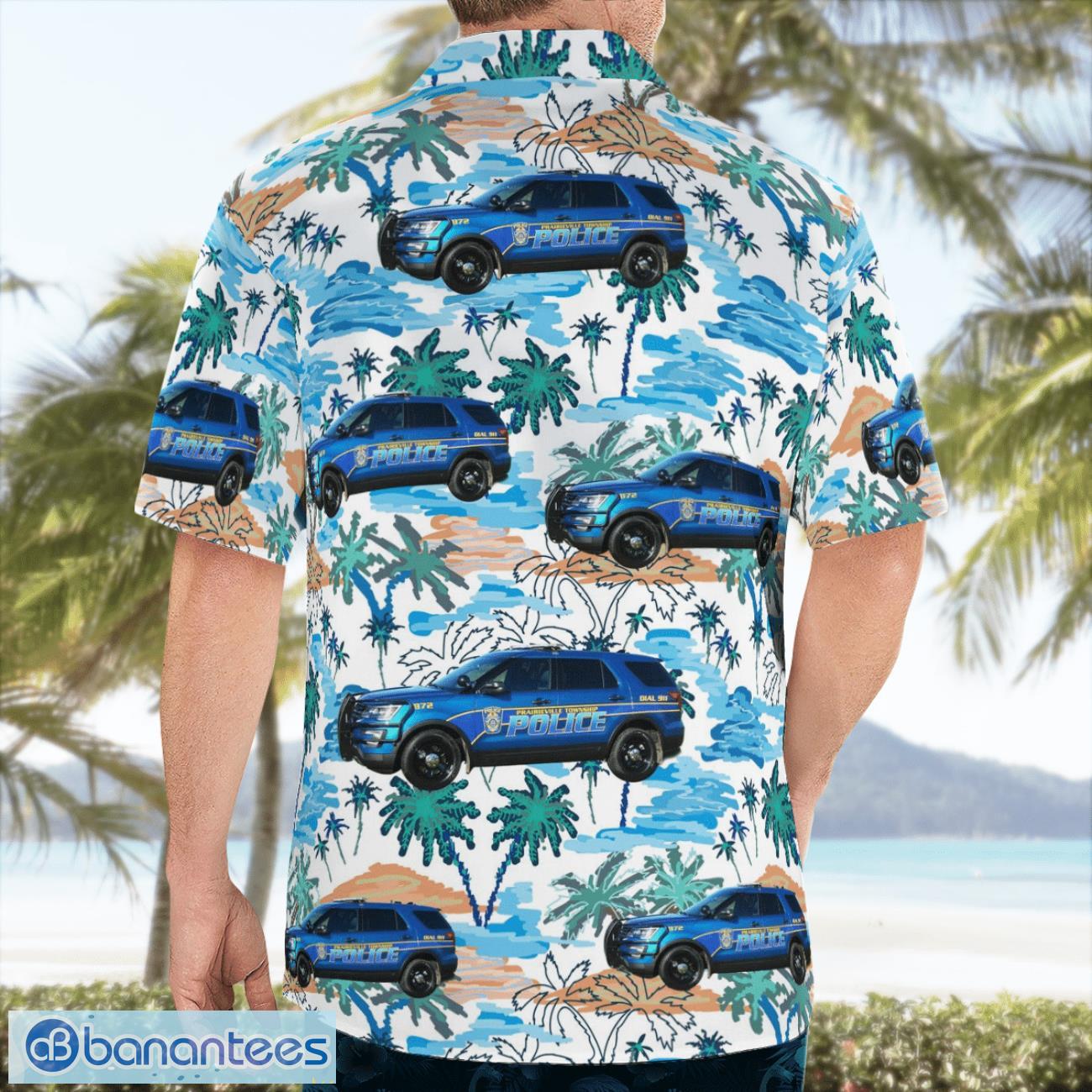 Prairieville Township Police Department, Michigan 3D Hawaiian Shirt Prairieville Township Police Department, Michigan 3D Hawaiian Shirt Product Photo 2
