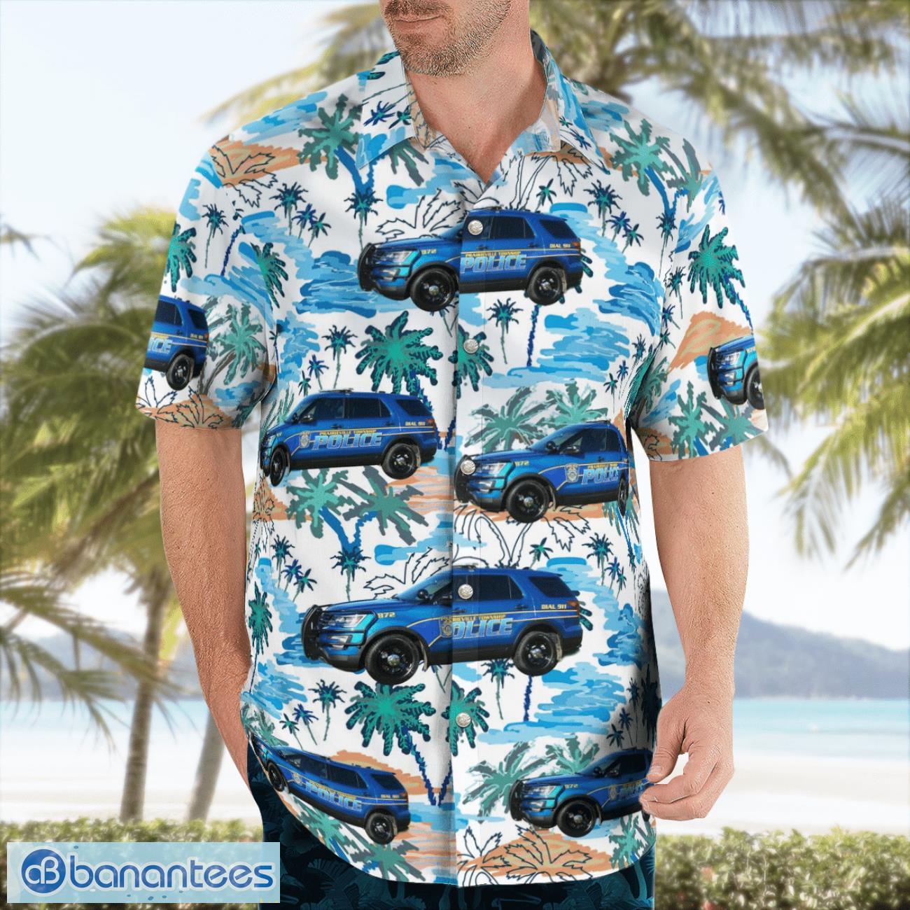 Prairieville Township Police Department, Michigan 3D Hawaiian Shirt Prairieville Township Police Department, Michigan 3D Hawaiian Shirt Product Photo 4