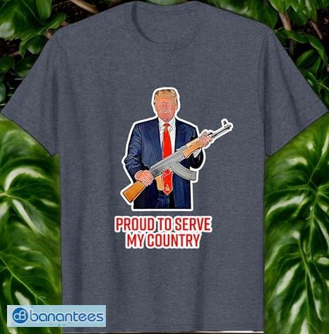 proud to serve my country trump t shirt trump 2024 t shirt 1 image Proud To Serve My Country Trump T-Shirt , Trump 2024 T-Shirt Product Photo 2
