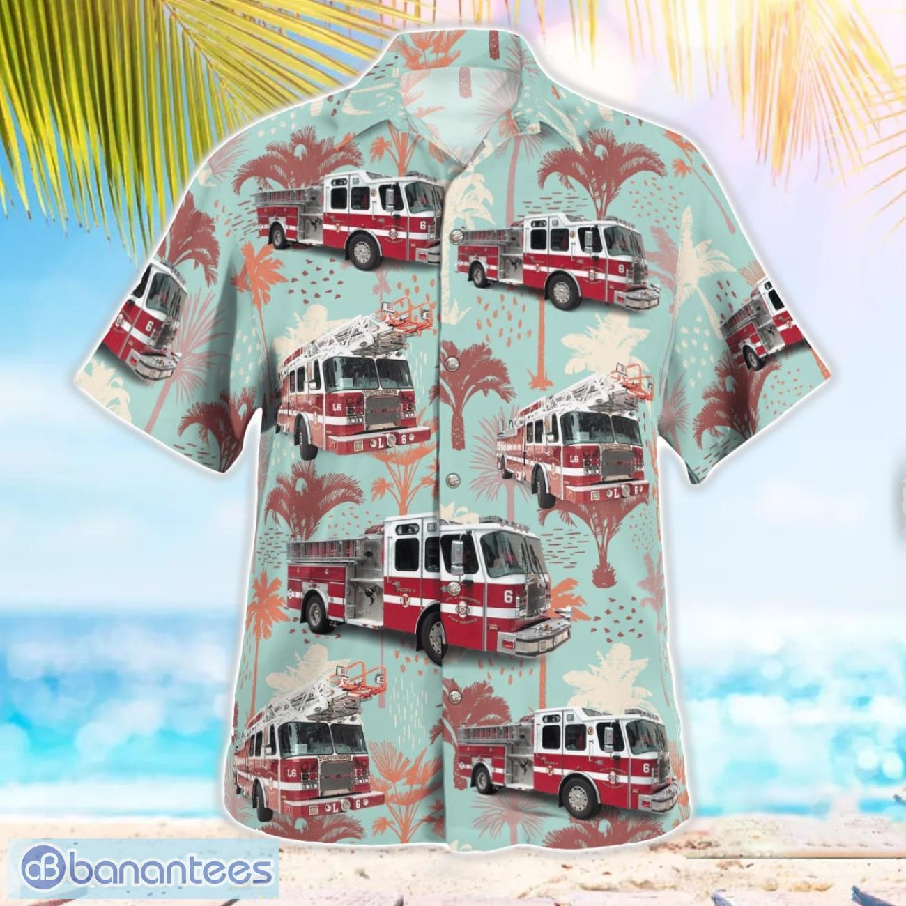 providence fire department engine 6 rescue 2 beach hawaiian shirt summer gift 1 image Providence Fire Department - Engine 6, Rescue 2 Beach Hawaiian Shirt Summer Gift Product Photo 2