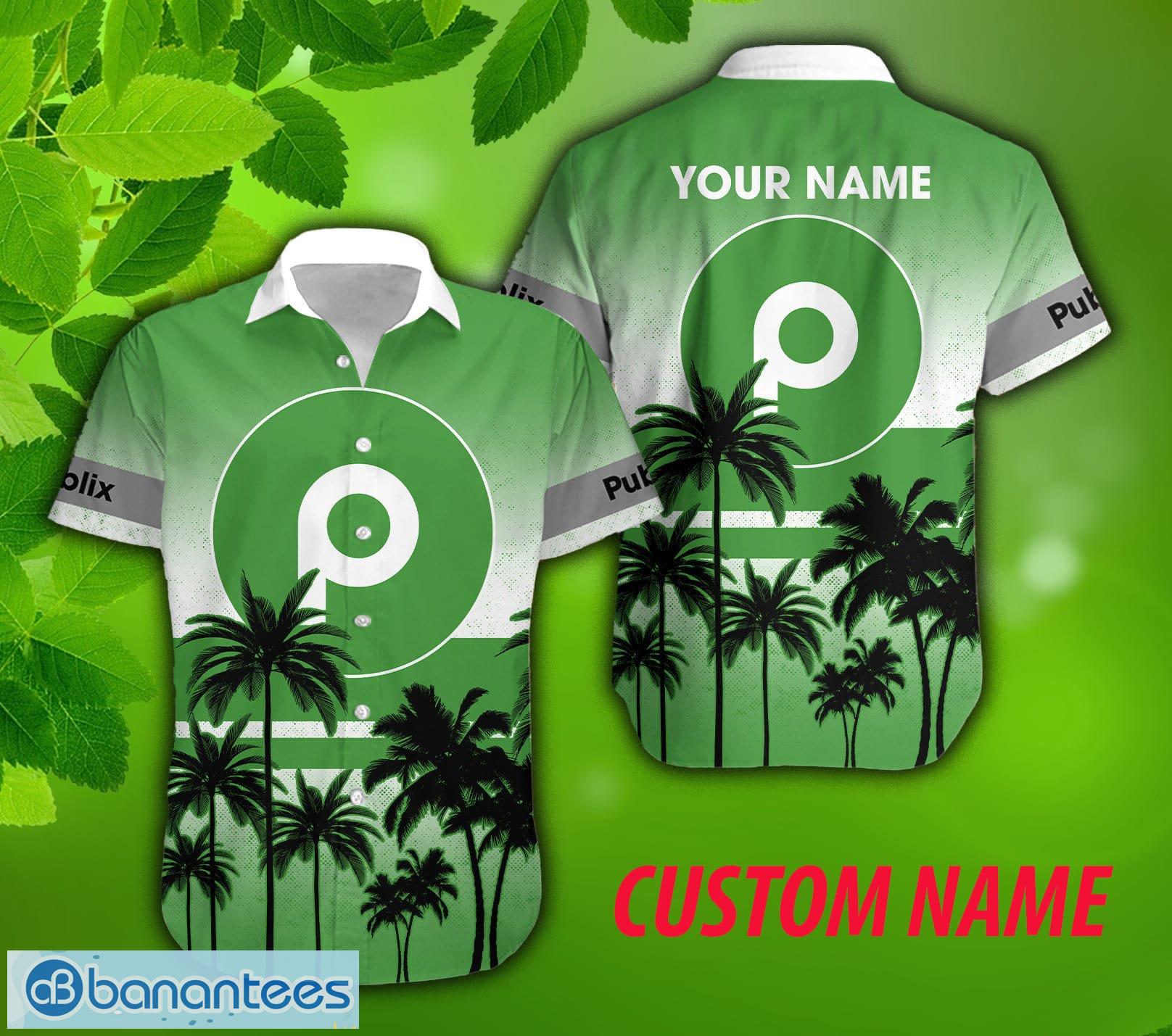 publix personalized name palm logo beach hawaiian shirt for summer holidays image Publix Personalized Name Palm Logo Beach Hawaiian Shirt For Summer Holidays - publix Personalized Name Palm Logo Beach Hawaiian Shirt Tropical Aloha For Mens