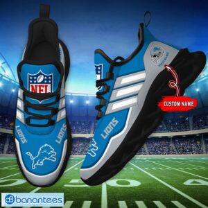 Custom Name NFL Detroit Lions Sneakers Sport Team Max Soul Shoes For Men Women Product Photo 5