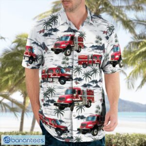 Antelope Valley Fire Department, California Hawaiian Shirt Button Summer Shirt Product Photo 4