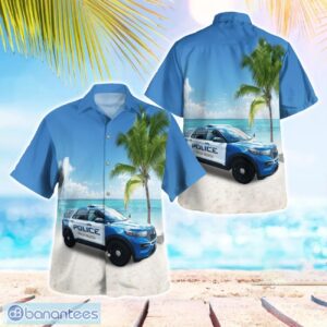 Palm Beach, Florida, Palm Beach Police Department Aloha Hawaiian Shirt Product Photo 1