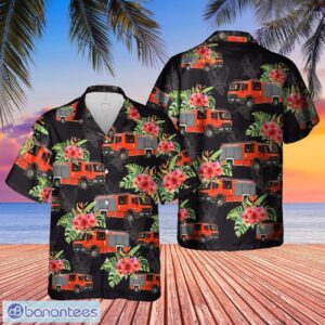 German Feuerwehr Hamburg Fire Truck Hawaiian Shirt Gift For Summer Vacation Product Photo 1