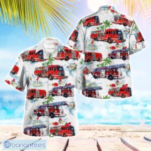 Missouri, Springfield Fire Department Aloha Hawaiian Shirt Product Photo 1