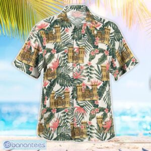 United States Army Corps of Engineers gold castle branch insignia 3D Hawaiian Shirt Product Photo 3