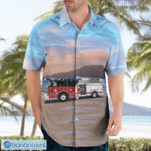 Florida, Niceville Fire Department Aloha Hawaiian Shirt Product Photo 4