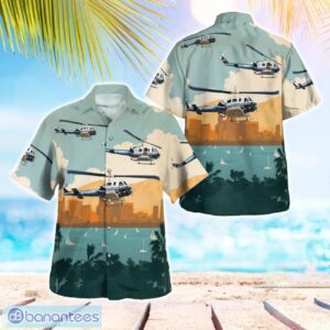 San Diego County Sheriff Bell 205A-1 3D Hawaiian Shirt Product Photo 1