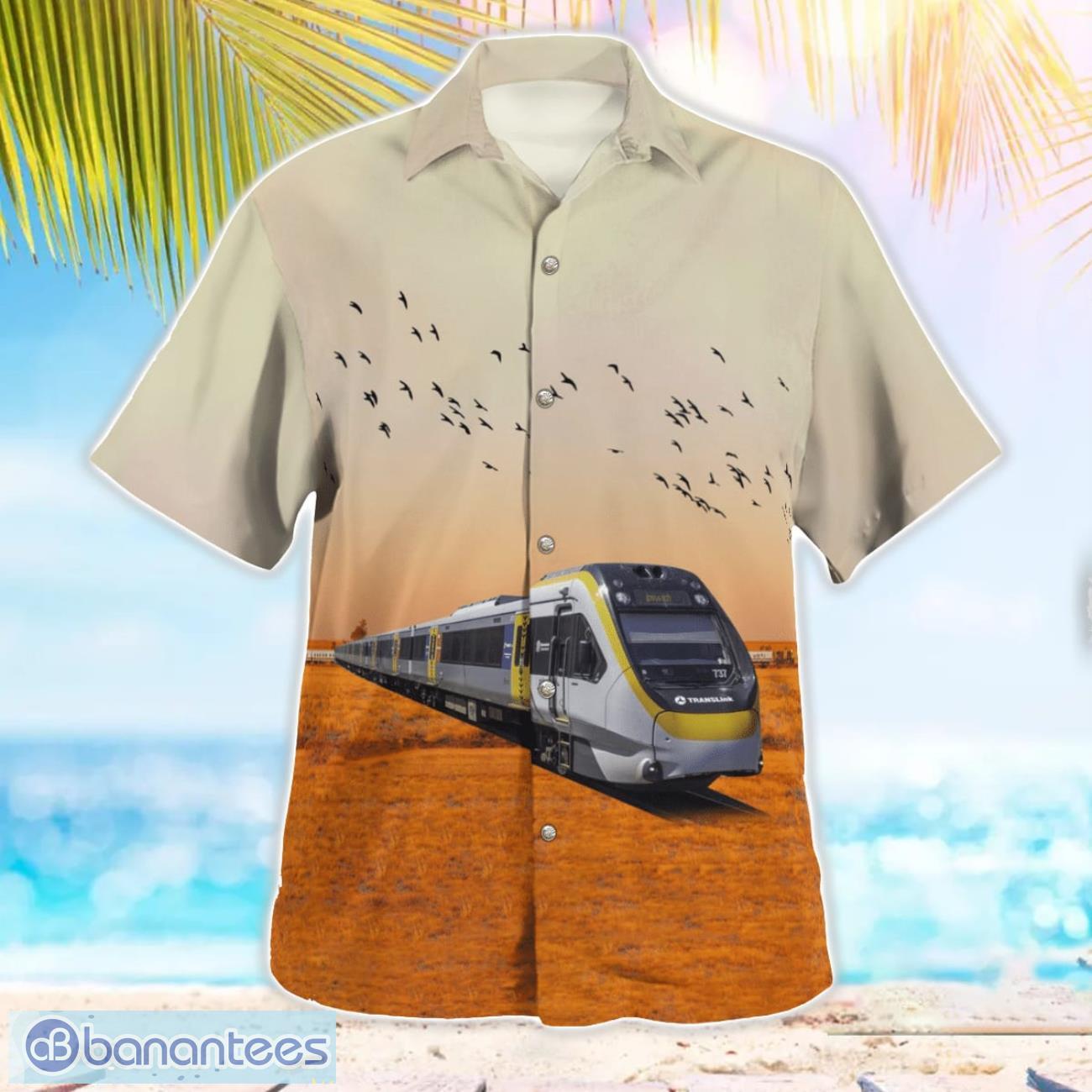 queensland rail qr new generation rollingstock ngr hawaiian shirt beach summer shirt 1 image Queensland Rail (QR) New Generation Rollingstock (NGR) Hawaiian Shirt Beach Summer Shirt Product Photo 2