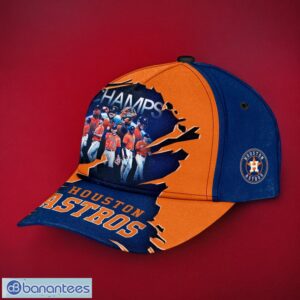 MLB Houston Astros Logo Design Orange Midnight Cap Gift For Fans 3D Cap Product Photo 1