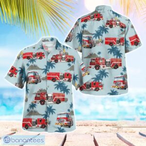 Olmos Park Fire Department, Texas 3D Hawaiian Shirt Product Photo 1