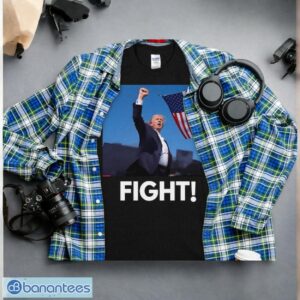 Trump Fight T-Shirt, Trump Shooting Fight On Shirt Product Photo 3