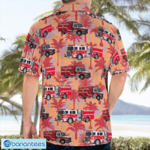 Newport Beach Fire Department Newport Beach, California Hawaiian Shirt Button Summer Shirt Product Photo 2