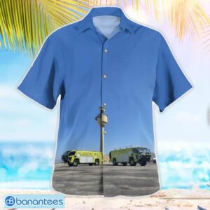 California, Palm Springs International Airport ARFF Hawaiian Shirt Button Summer Shirt Product Photo 3