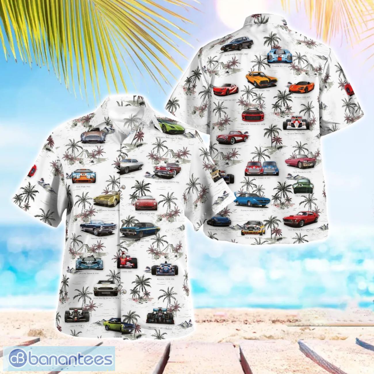 racing cars formula 1 cars beach hawaiian shirt summer gift image Racing Cars - Formula 1 Cars Beach Hawaiian Shirt Summer Gift Product Photo 1