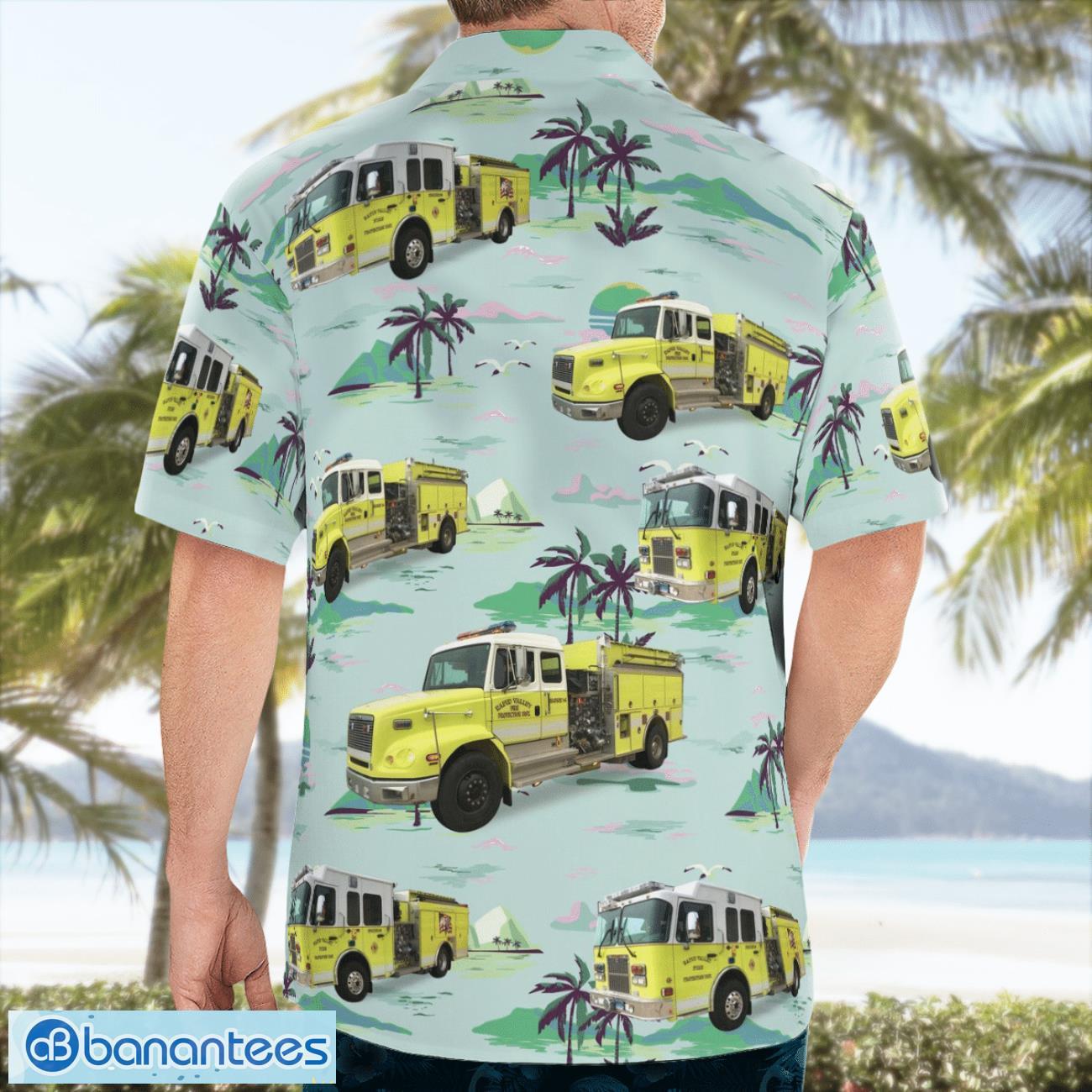 Rapid Valley Volunteer Fire Department 3D Hawaiian Shirt Rapid Valley Volunteer Fire Department 3D Hawaiian Shirt Product Photo 2