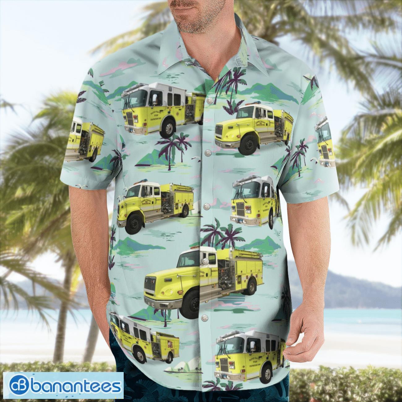 Rapid Valley Volunteer Fire Department 3D Hawaiian Shirt Rapid Valley Volunteer Fire Department 3D Hawaiian Shirt Product Photo 4