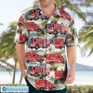 California Anaheim Fire & Rescue Hawaiian Shirt Button Summer Shirt Product Photo 3