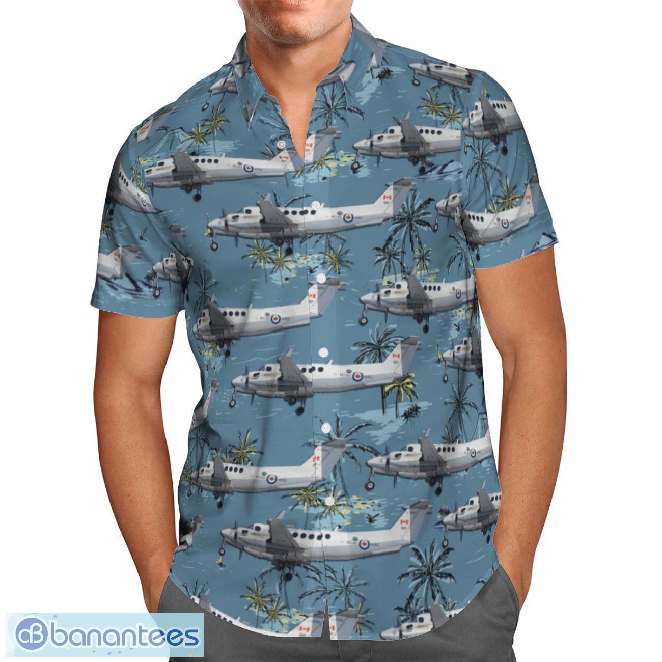 rcaf beechcraft 350er king air b300 hawaiian shirt beach summer shirt 1 image RCAF Beechcraft 350ER King Air (B300) Hawaiian Shirt Beach Summer Shirt Product Photo 2