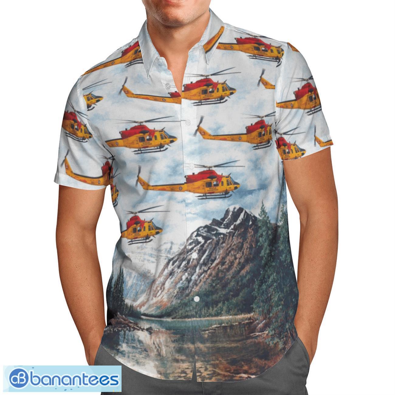 rcaf bell ch 146 griffon 412cf sar all print hawaiian shirt beach summer shirt 1 image RCAF Bell CH-146 Griffon (412CF) SAR All Print Hawaiian Shirt Beach Summer Shirt Product Photo 2