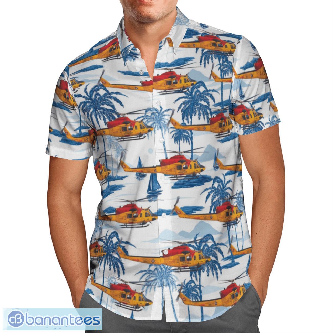 rcaf bell ch 146 griffon 412cf sar hawaiian shirt beach summer shirt 1 image RCAF Bell CH-146 Griffon (412CF) SAR Hawaiian Shirt Beach Summer Shirt Product Photo 2