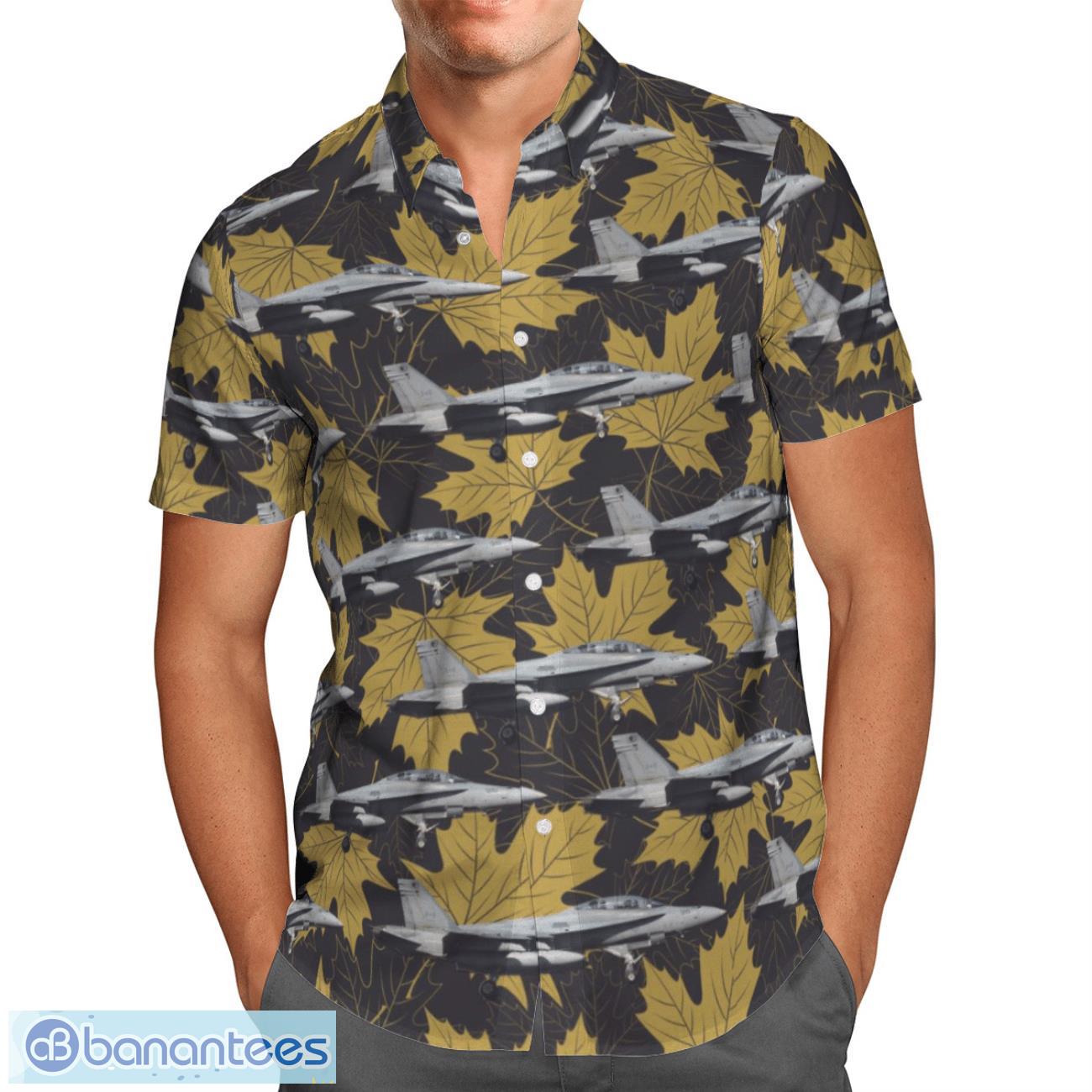 rcaf mcdonnell douglas cf 188a hornet hawaiian shirt beach summer shirt 1 image RCAF McDonnell Douglas CF-188A Hornet Hawaiian Shirt Beach Summer Shirt Product Photo 2