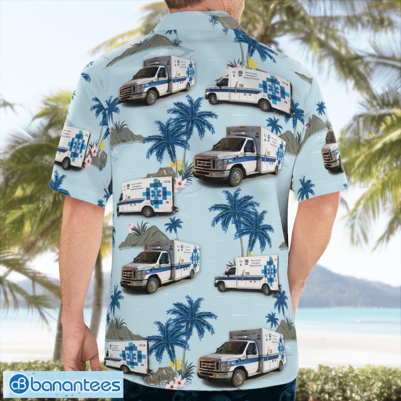 reno county ems beach hawaiian shirt summer gift 1 image Reno County EMS Beach Hawaiian Shirt Summer Gift Product Photo 2