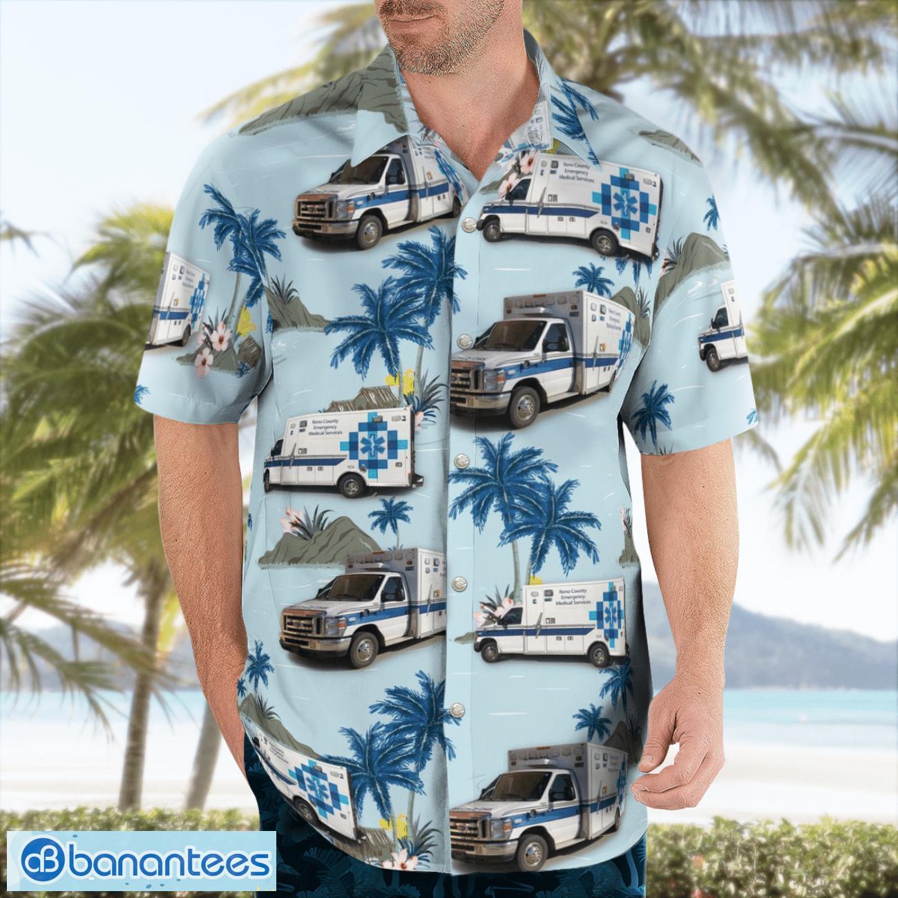 Reno County EMS Beach Hawaiian Shirt Summer Gift Reno County EMS Beach Hawaiian Shirt Summer Gift Product Photo 4