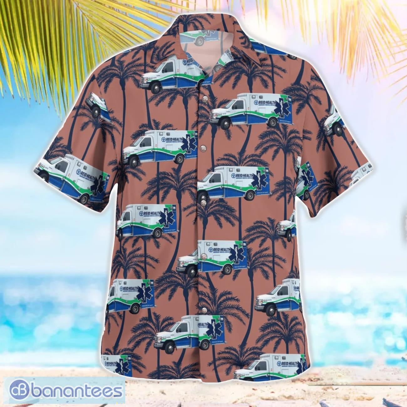 Richmond, Indiana, Reid Health EMS Hawaiian Shirt Men Women Beach Shirt Richmond, Indiana, Reid Health EMS Hawaiian Shirt Men Women Beach Shirt Product Photo 3