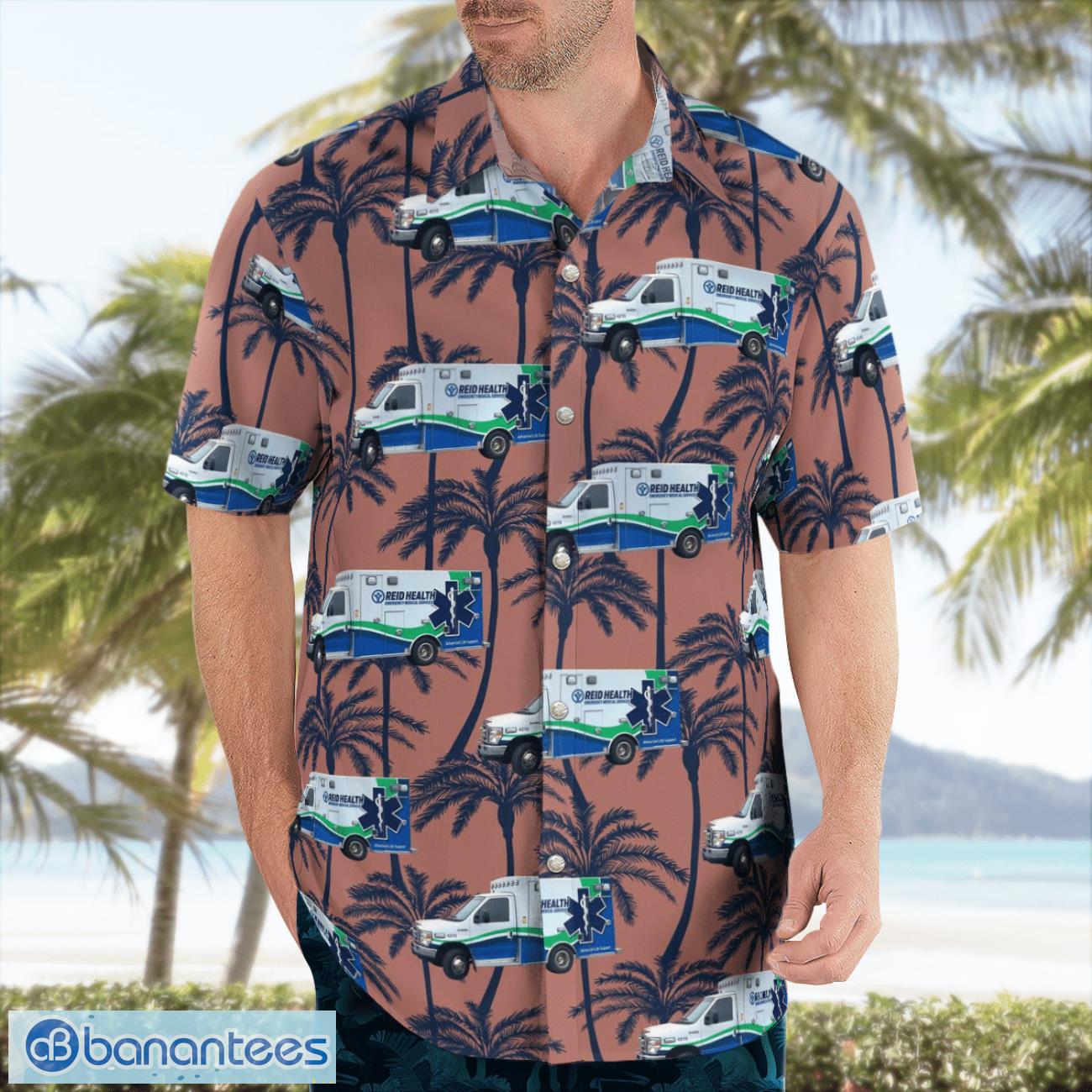 Richmond, Indiana, Reid Health EMS Hawaiian Shirt Men Women Beach Shirt Richmond, Indiana, Reid Health EMS Hawaiian Shirt Men Women Beach Shirt Product Photo 4