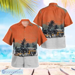 West Virginia, South Charleston Fire Department Aloha Hawaiian Shirt Product Photo 1