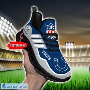 Custom Name NFL Indianapolis Colts Sneakers Sport Team Max Soul Shoes For Men Women Product Photo 4
