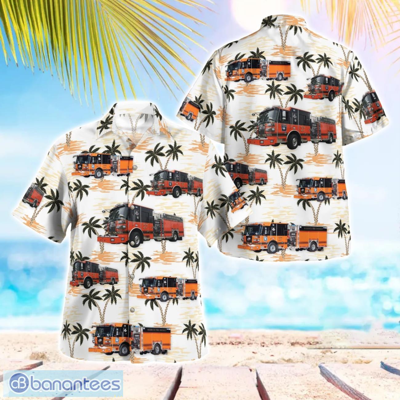 roebuck fire district rescue beach hawaiian shirt summer gift image Roebuck Fire District Rescue Beach Hawaiian Shirt Summer Gift Product Photo 1