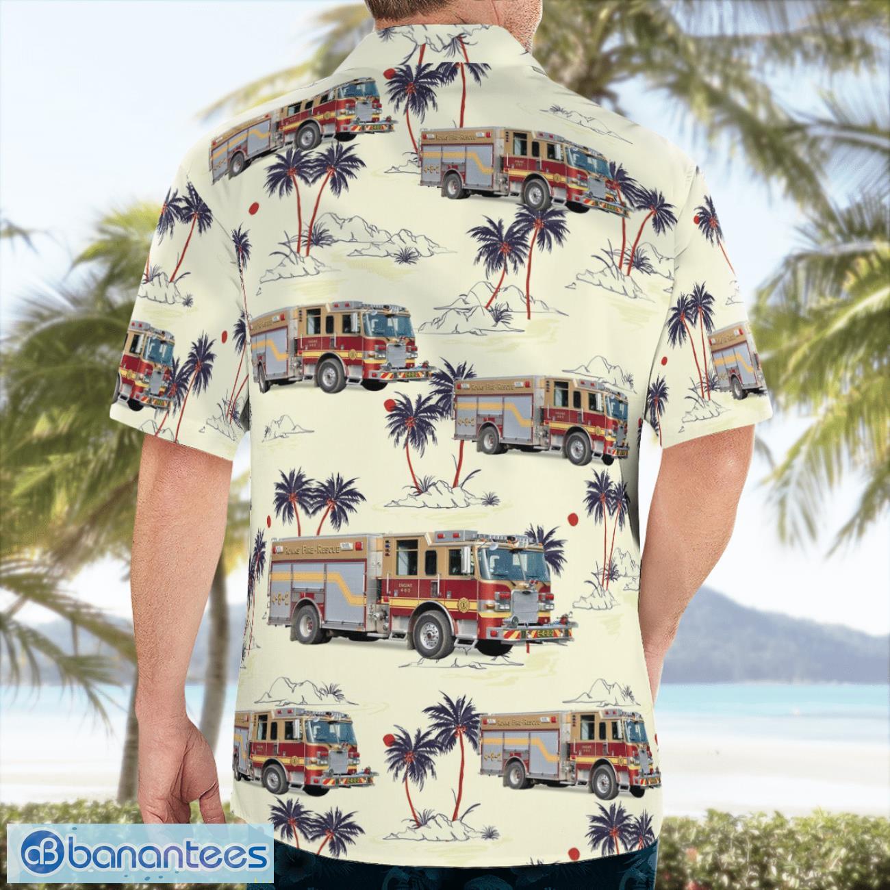 ronks fire rescue 3d hawaiian shirt 1 image Ronks Fire Rescue 3D Hawaiian Shirt Product Photo 2
