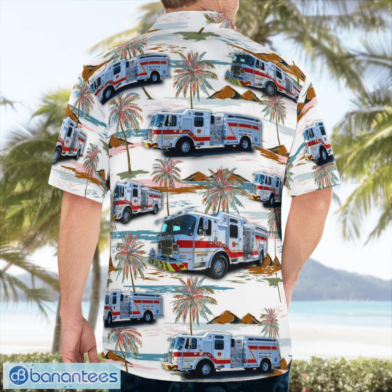 Rowley Fire Department Beach Hawaiian Shirt Summer Gift Rowley Fire Department Beach Hawaiian Shirt Summer Gift Product Photo 4