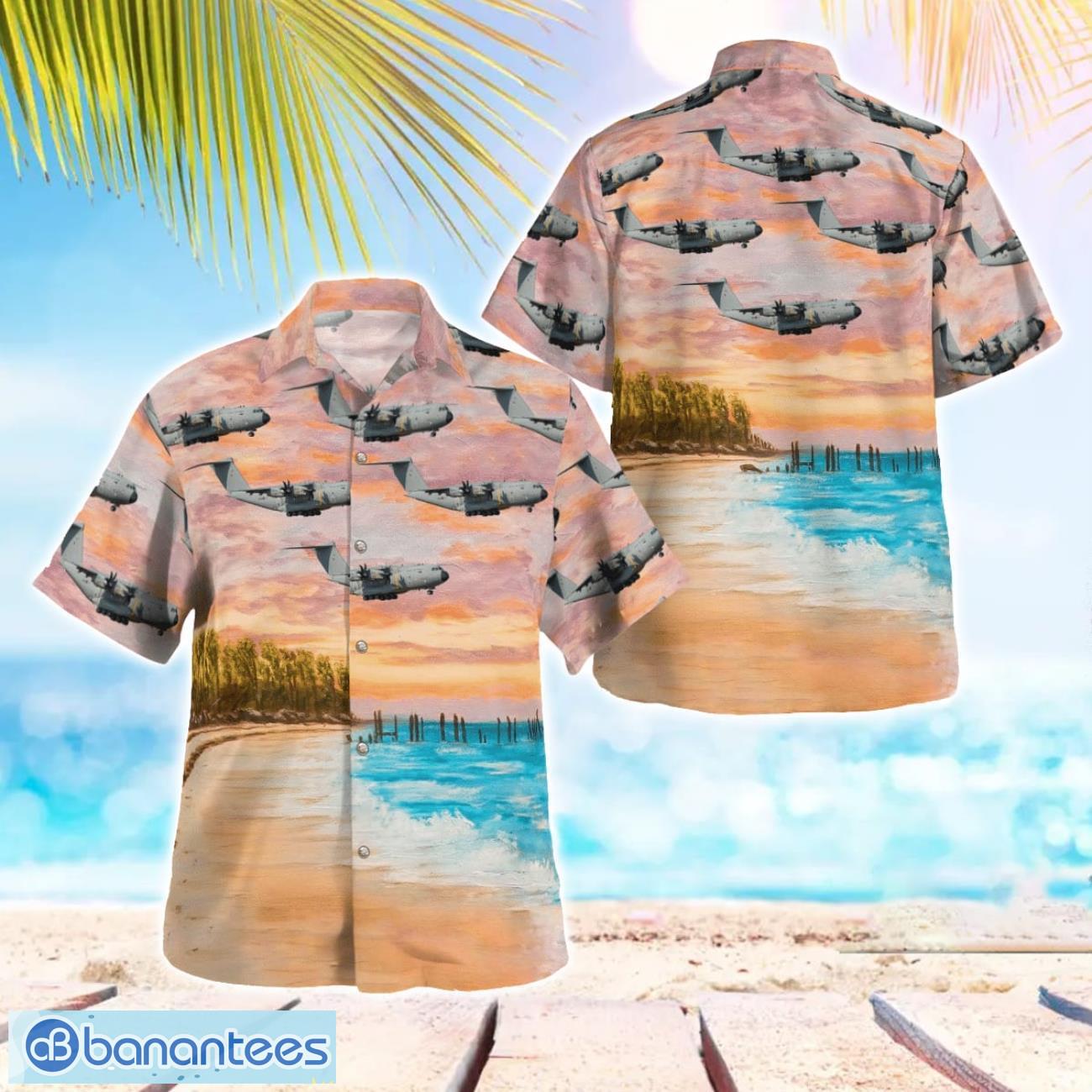 royal air force airbus a400m atlas c1 hawaiian shirt beach summer shirt image Royal Air Force Airbus A400M Atlas C1 Hawaiian Shirt Beach Summer Shirt Product Photo 1