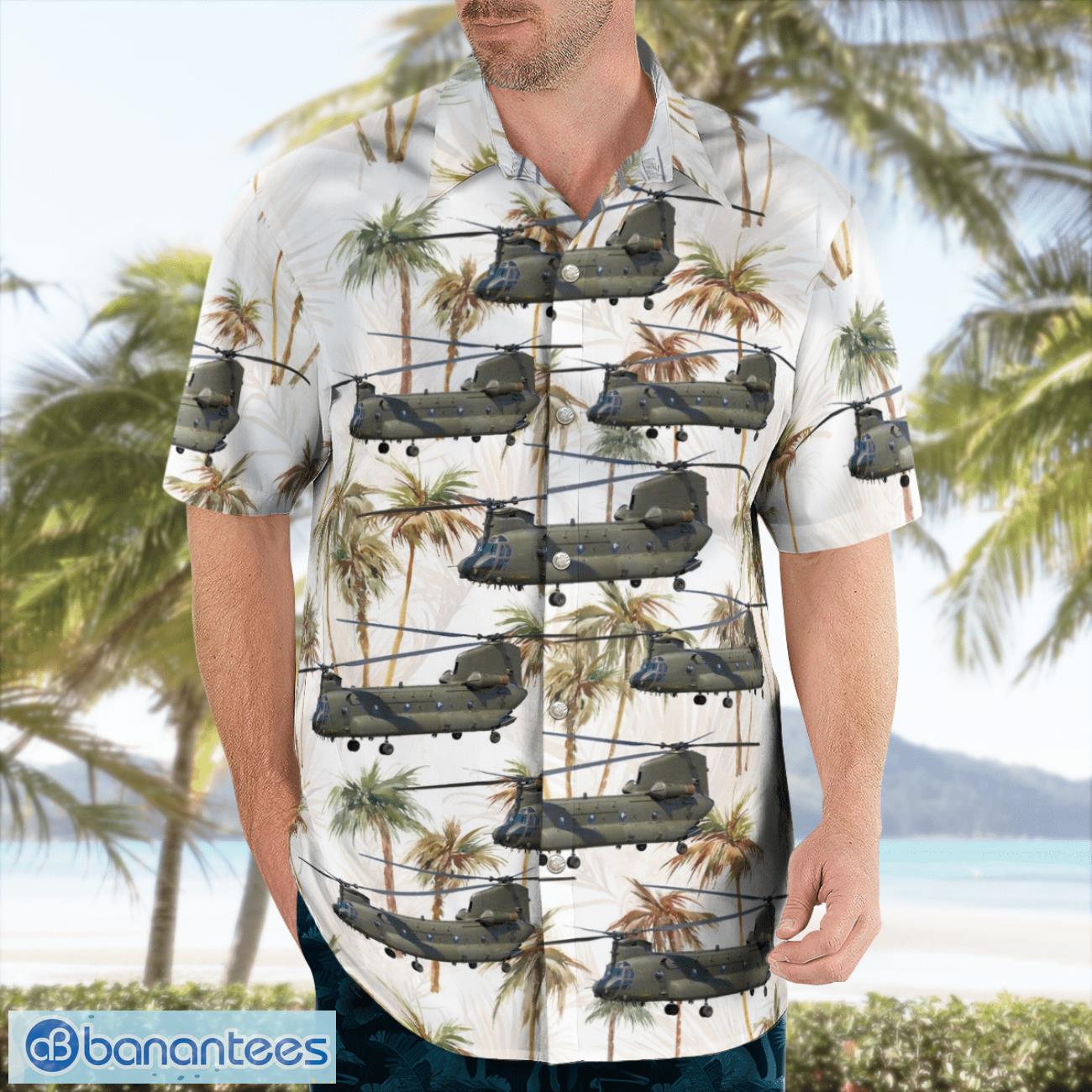 royal air force chinook hc2 aloha hawaiian shirt 2 image Royal Air Force Chinook HC2 Aloha Hawaiian Shirt Product Photo 3