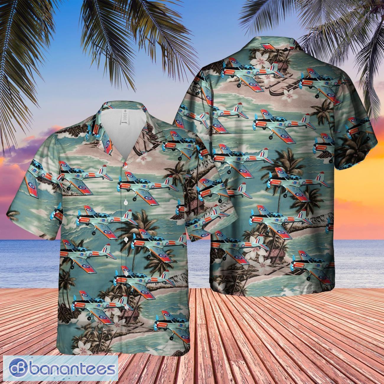 royal air force dhc 1 chipmunk hawaiian shirt beach summer shirt image Royal Air Force DHC-1 Chipmunk Hawaiian Shirt Beach Summer Shirt Product Photo 1